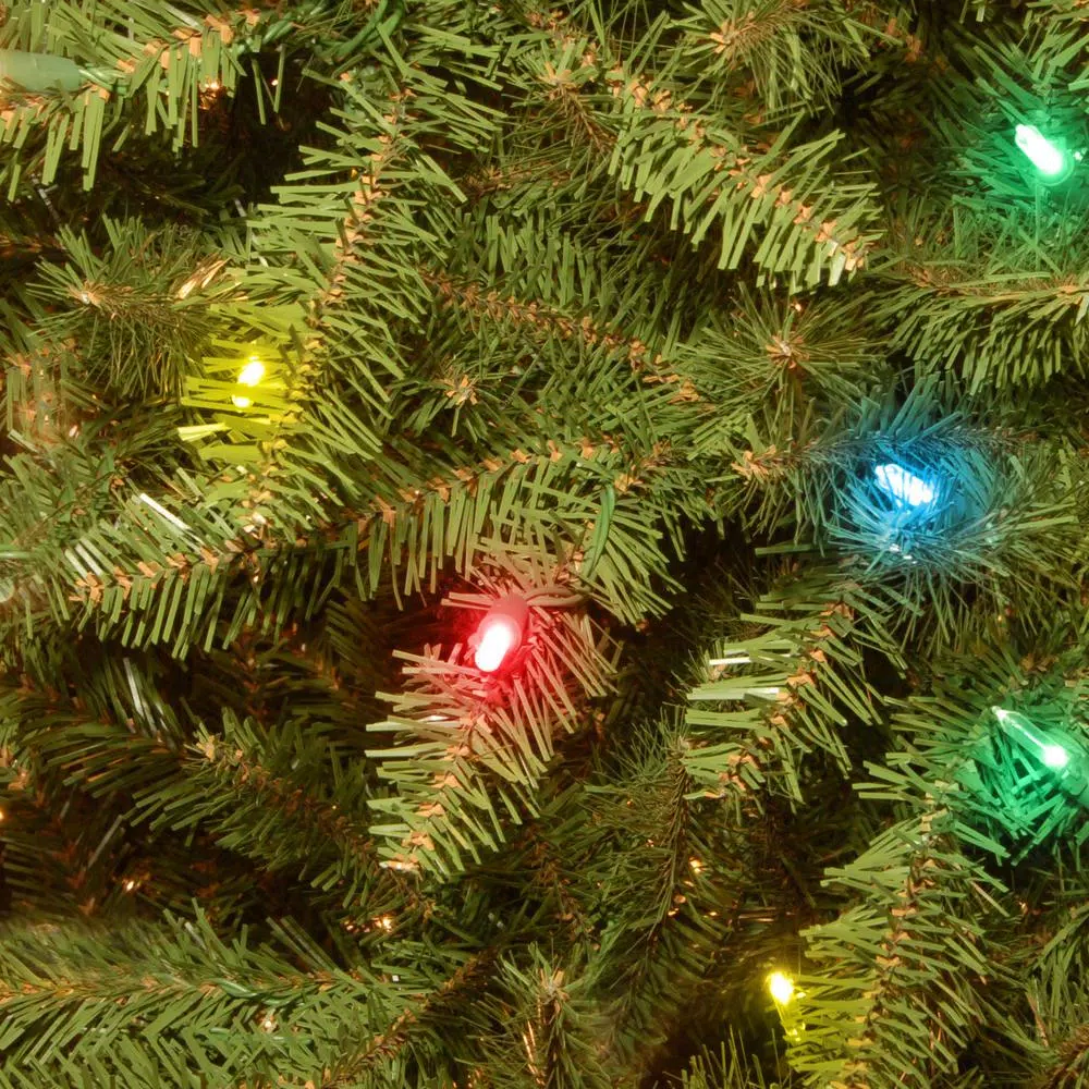 National Tree Company 4.5 ft. Dunhill Fir Artificial Christmas Tree with 450 Multicolor Lights