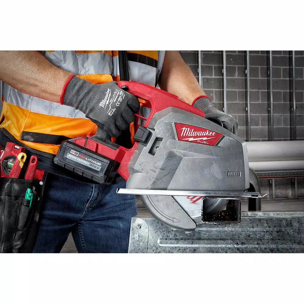 Milwaukee 8 in. 58T Carbide Teeth Aluminum and Metal Cutting Circular Saw Blade