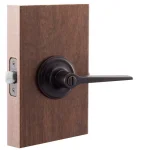 Copper Creek Zane Contemporary Tuscan Bronze Privacy Lever for Bedroom and Bathroom thumbnail 2