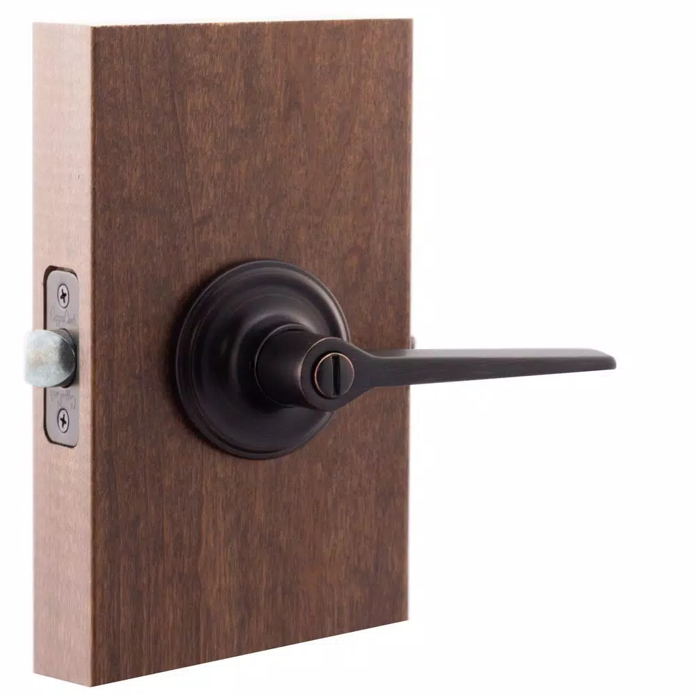 Copper Creek Zane Contemporary Tuscan Bronze Privacy Lever for Bedroom and Bathroom