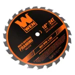 WEN 10-Inch 24-Tooth Carbide-Tipped Professional Multi-Material Framing Saw Blade thumbnail 4
