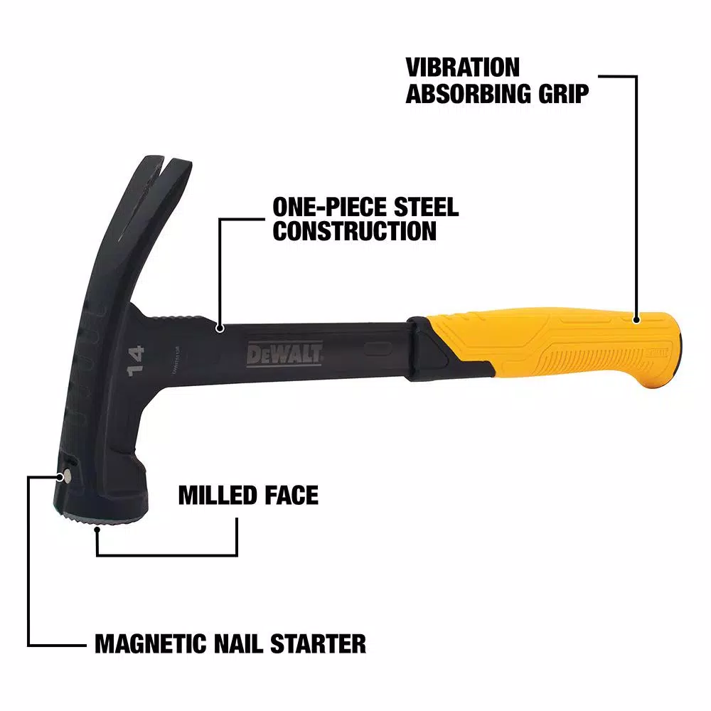 DEWALT 22 oz. Steel Framing Hammer with Rip Claw and Magnetic Nail Starter