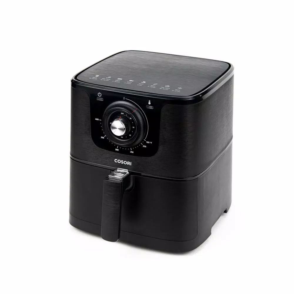 Cosori 5.8 QT Air Fryer with Bonus Skewer Rack Set, 1700W Rapid Air Circulation, Black
