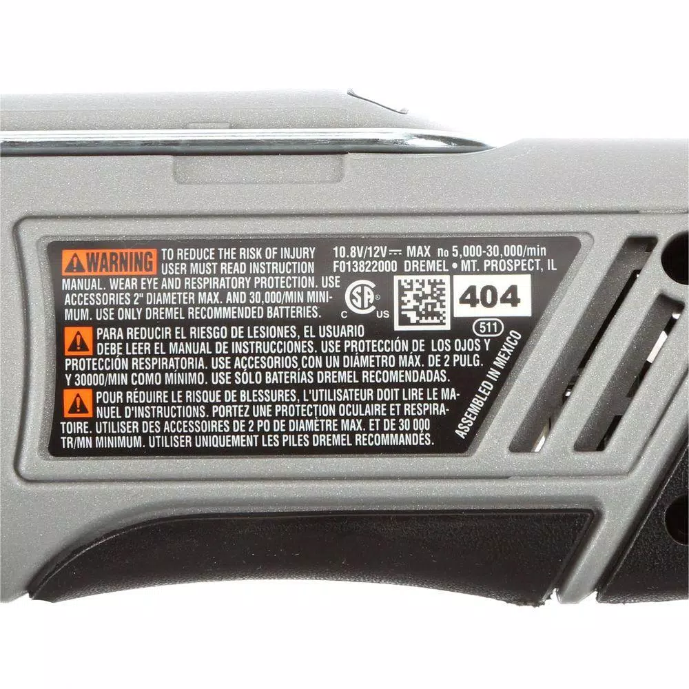 Dremel 8220 12V MAX Cordless Rotary Tool Kit with 2 Batteries, 28 Accessories and Case