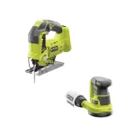 RYOBI 18V ONE+ Cordless Orbital Jig Saw and 5 in. Random Orbit Sander Combo Kit (Tools Only) thumbnail 1