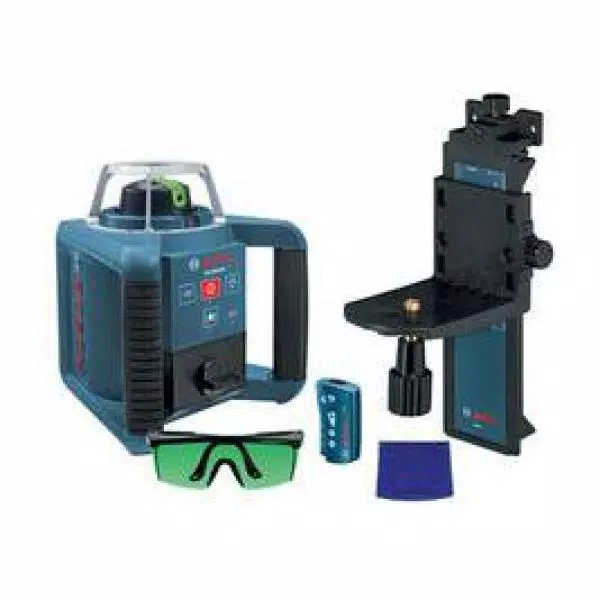 Bosch GRL300HVG 1000 ft. Self-Leveling Green Rotary Laser Level Kit