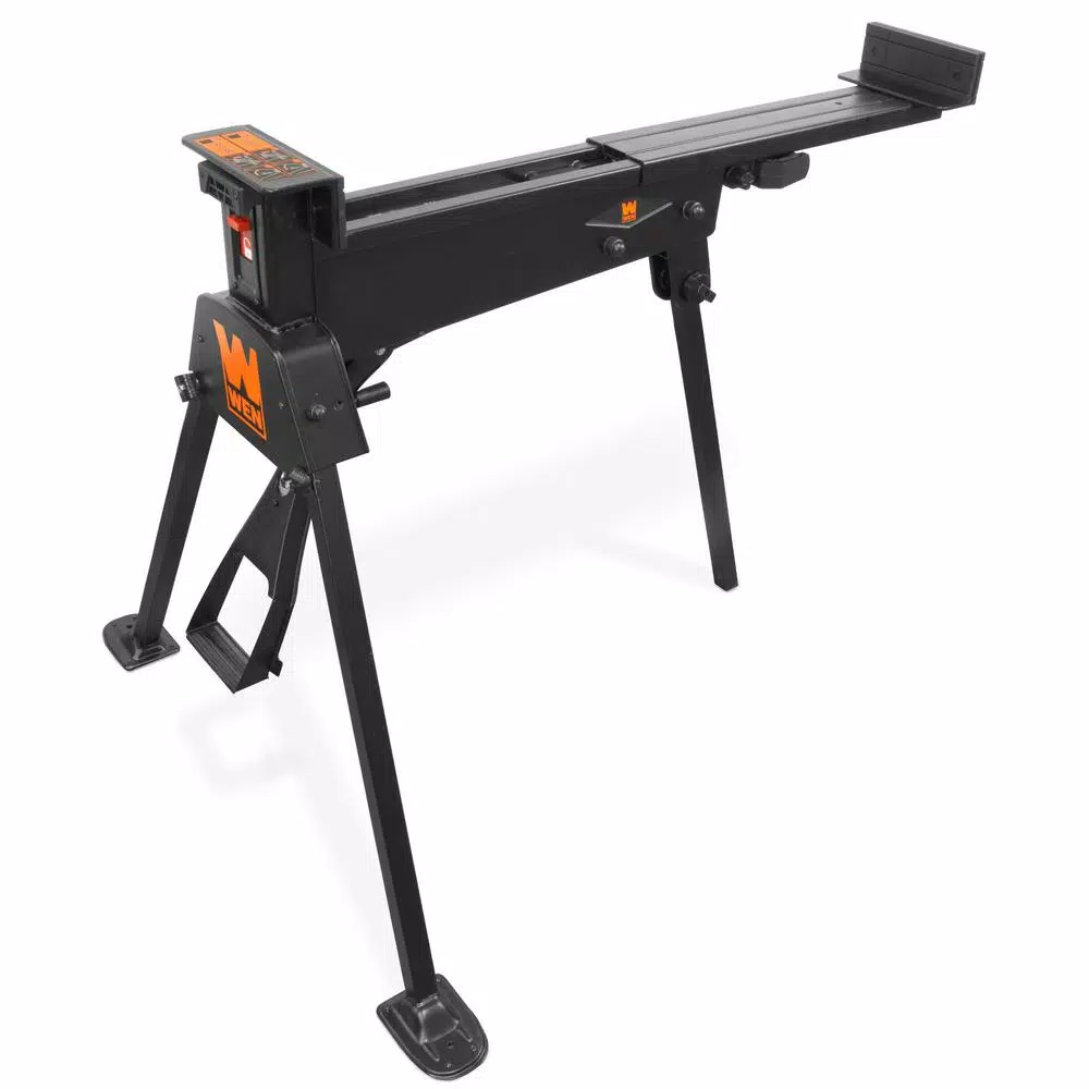 WEN Portable Clamping Saw Horse Work Bench with 600 lb. Capacity and Non-Marring Jaws