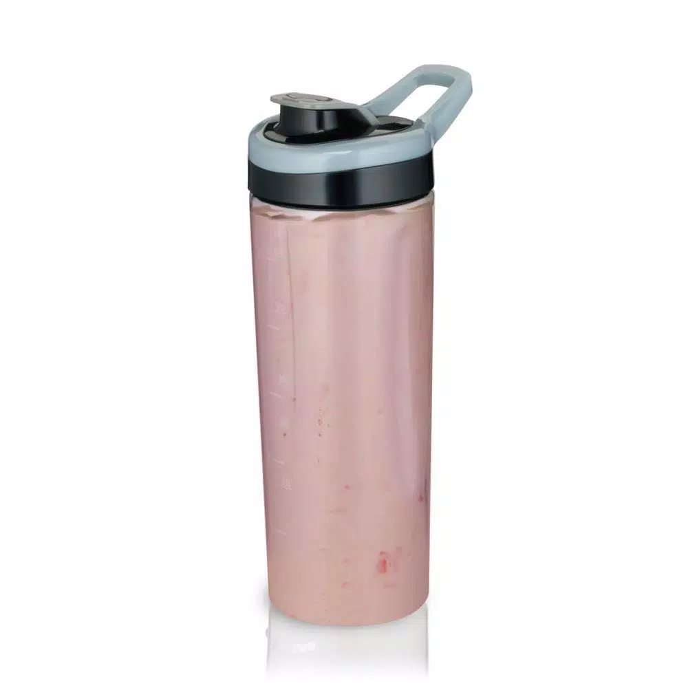 Hamilton Beach Wave Crusher 700W Blender with 40 oz. Jar and 20 oz. Travel Jar, Gray