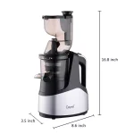 Boyel Living Silver Slow Masticating Cold Press Juicer, High Yield Vertical Juicer with 30 Speeds thumbnail 2