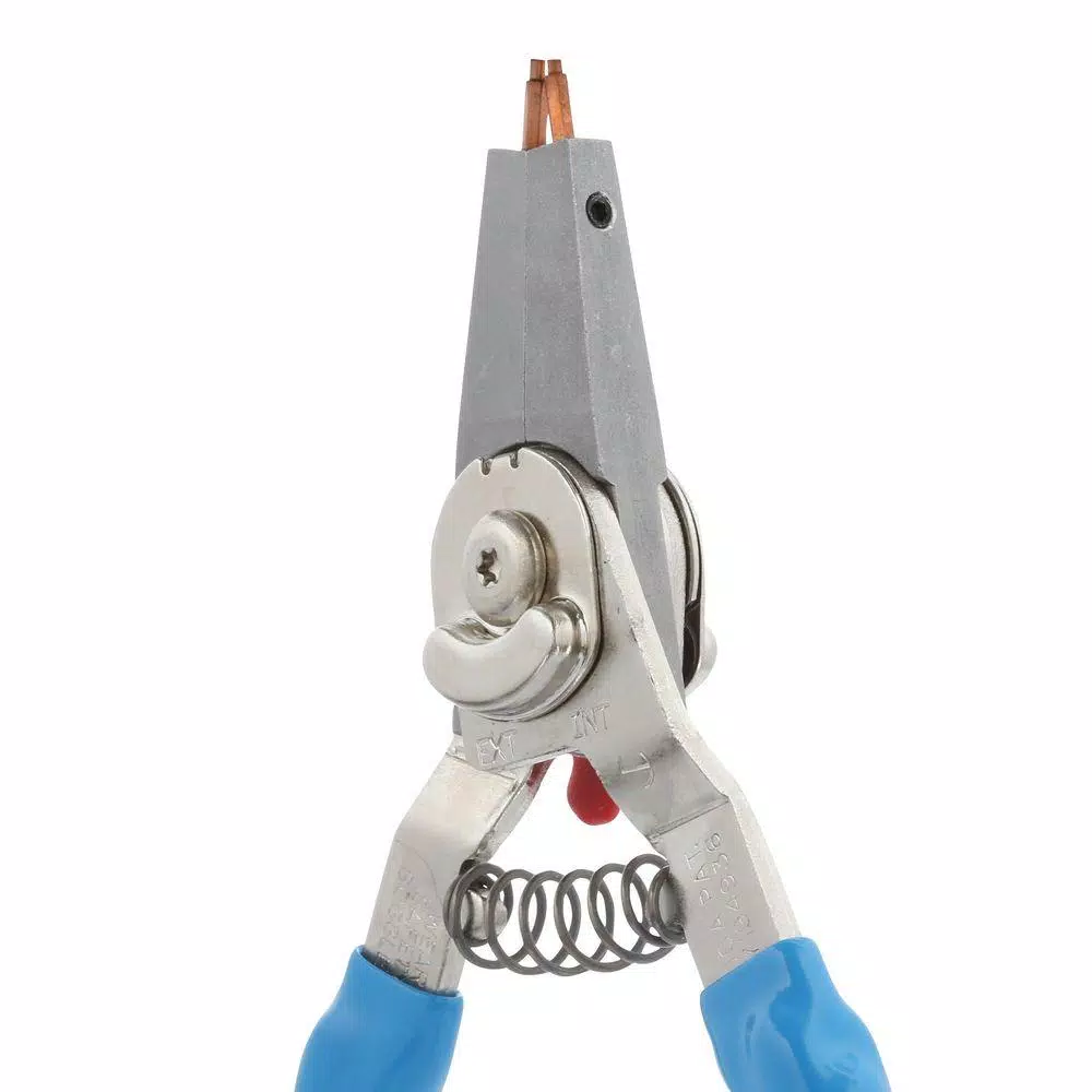 Channellock 8 in. Retaining Ring Pliers with 5 Interchangeable Tip Sets