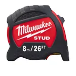Milwaukee Gen II STUD Tape Measure, 26 ft. x 1.3 in. with 17 ft. Reach thumbnail 1