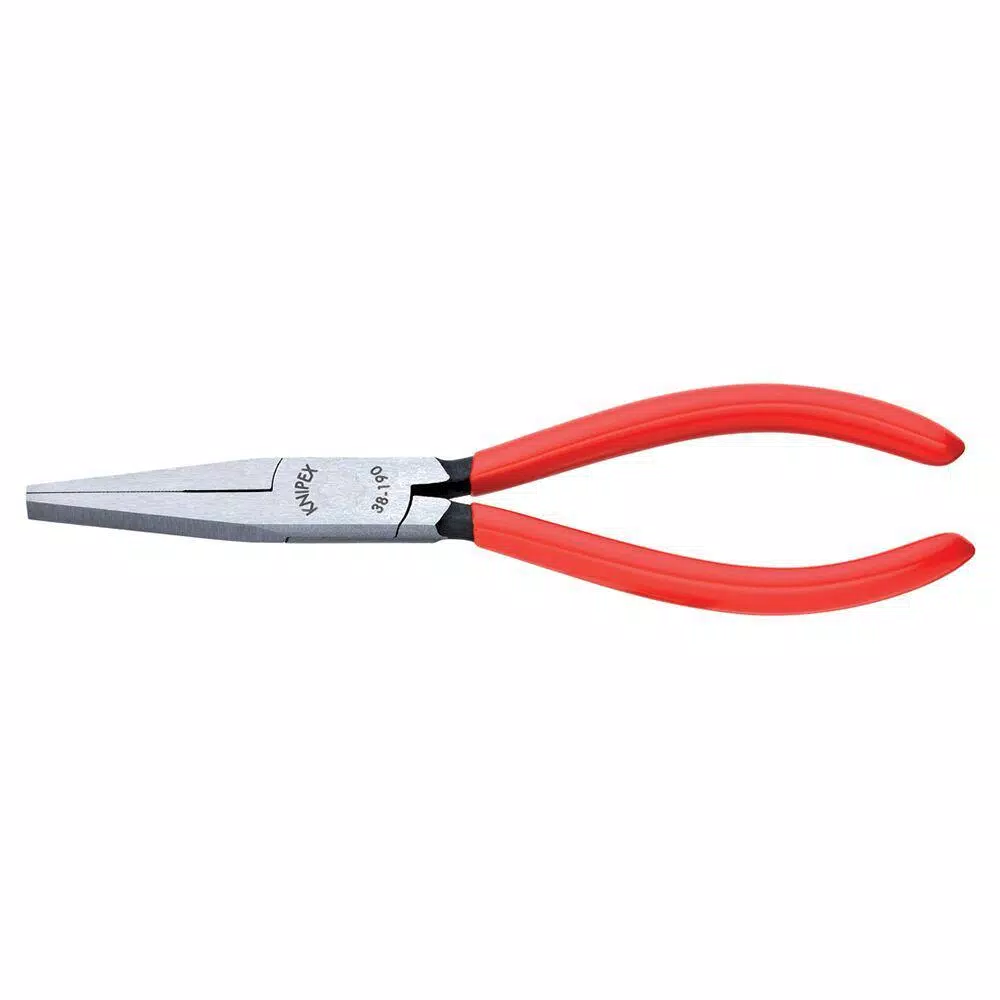 KNIPEX 7.5 in. Long Nose Pliers with Flat Tips, No Cutter