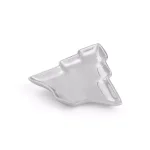 Nambe Namb 9 in. Silver Metal Alloy Christmas Tree Serving Dish, 6 oz. thumbnail 1