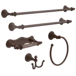 Delta Victorian 24 in. Single Towel Bar in Venetian Bronze thumbnail 5