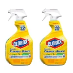 Clorox Clean-Up All Purpose Cleaner Spray with Bleach, Lemon Scent, 32 oz (2-Pack) thumbnail 1