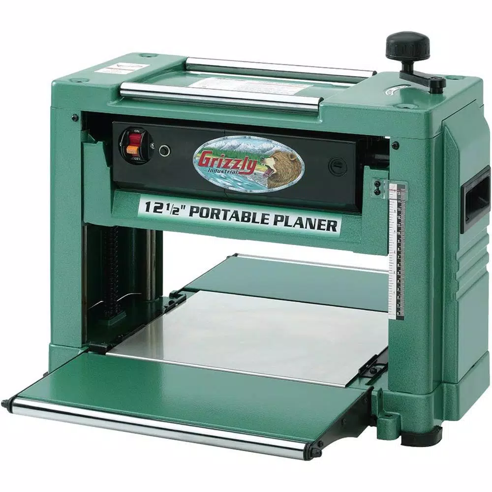 Grizzly Industrial 12-1/2 in. Corded Planer, 2 HP, 15 Amp, 10000 RPM
