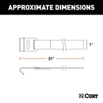 CURT Bike Rack Support Strap, 1 in. x 61 in. thumbnail 6