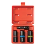 TEKTON 1/2 in. Drive Impact Flip Socket Set, 4-Piece thumbnail 1