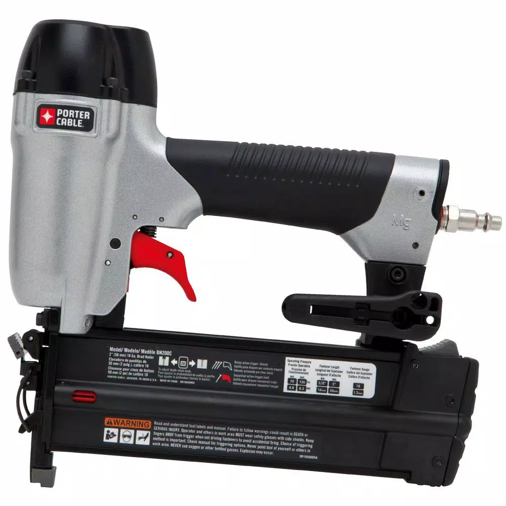 Porter-Cable BN200C 18-Gauge Pneumatic Brad Nailer Kit with Bonus 23-Gauge Pin Nailer