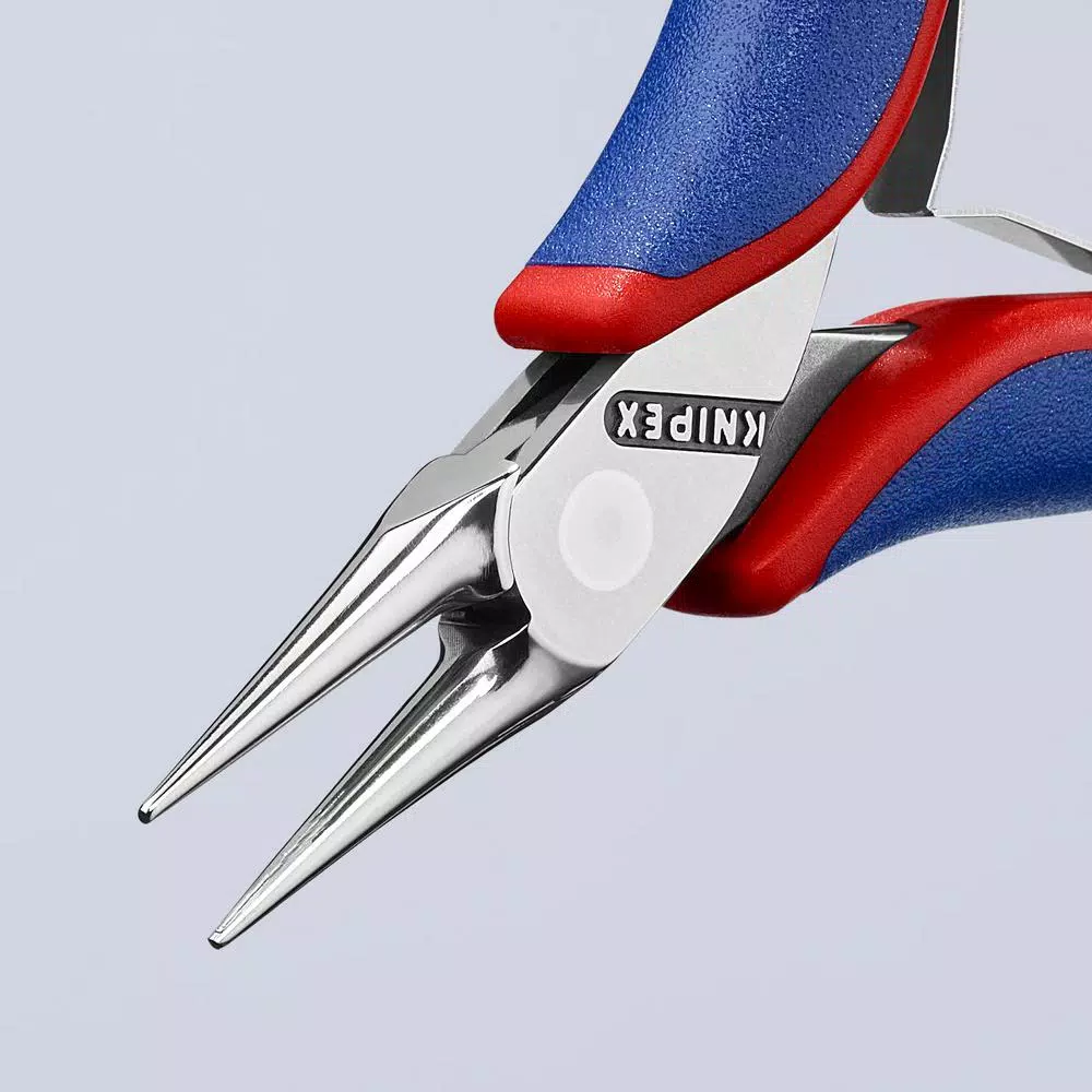 KNIPEX 4-1/2 in. Electronics Pliers with Round Tips and Comfort Grip