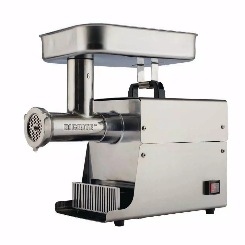LEM Big Bite #32 Stainless Steel Electric Meat Grinder, 1.5 HP, 17 lbs/min