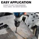 Bosch 1/4 in. Carbide Tipped Specialty Drill Bit for Natural Stone, Granite, Slate, Ceramic, and Glass thumbnail 3