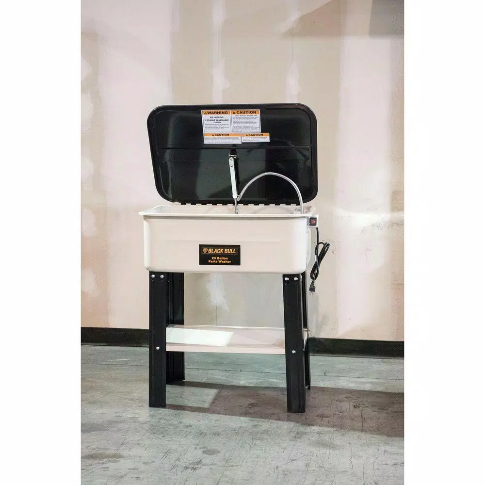 BLACK BULL 20 Gal. Water-Based Parts Washer with Electric Pump