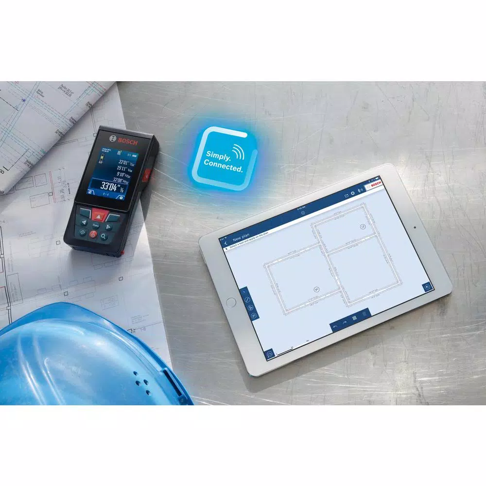 Bosch BLAZE GLM 400 C Outdoor Laser Measure with Digital Viewfinder and Bluetooth