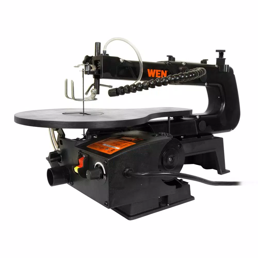 WEN 16 in. Variable Speed 2-Direction Scroll Saw, 1.2 Amp, Cast Iron Base