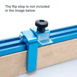 POWERTEC 36 in. Aluminum Double T-Track Fence Cap Kit with Adhesive Tape Measure and Plastic Insert thumbnail 2