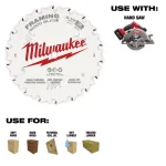 Milwaukee 5-1/2 in. 18-Tooth Framing Circular Saw Blade, 10 mm Arbor thumbnail 1