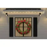 Home Accents Holiday Home Accent Holidays 48 in. Berry Bliss Pre-Lit LED Artificial Christmas Wreath thumbnail 2
