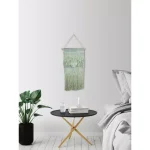 Unbranded Marmont Hill Green Heart Macrame Wall Tapestry - Hand Woven Cotton Wall Hanging thumbnail 5