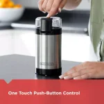 Black+Decker 4 oz. Silver Electric Blade Coffee Grinder thumbnail 6