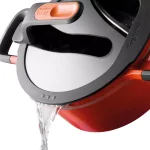 BergHOFF GEM Stay Cool 4.1 qt. Cast Aluminum Nonstick Saute Pan with Glass Lid, Orange thumbnail 6