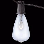 ALEKO's 25 ft. Traditional Patio String Cafe Lights, 25 Warm White Incandescent Bulbs, Indoor/Outdoor Weatherproof thumbnail 1