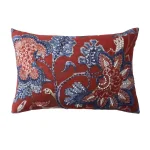 The Company Store Embroidered Jacobean Floral Decorative Throw Pillow Cover, 16 x 24 in. thumbnail 1