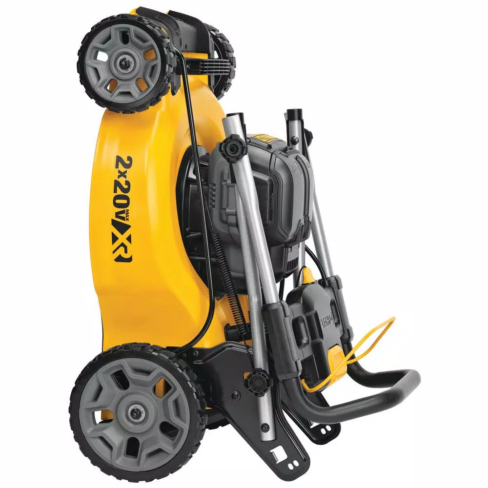 DEWALT 20V MAX 20 in. Cordless Walk Behind Push Lawn Mower with (2) 9.0 Ah Batteries and Chargers