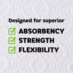 Bounty Select-A-Size White Paper Towel Rolls, 6 Double Plus Rolls thumbnail 4