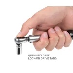 TEKTON 1/4 in. Drive Dual-Direction Click Torque Wrench, 10-150 in./lb. thumbnail 7