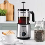 KALORIK Bartista 8-in-1 Electric French Press Coffee Maker, 24 oz. Stainless Steel thumbnail 8