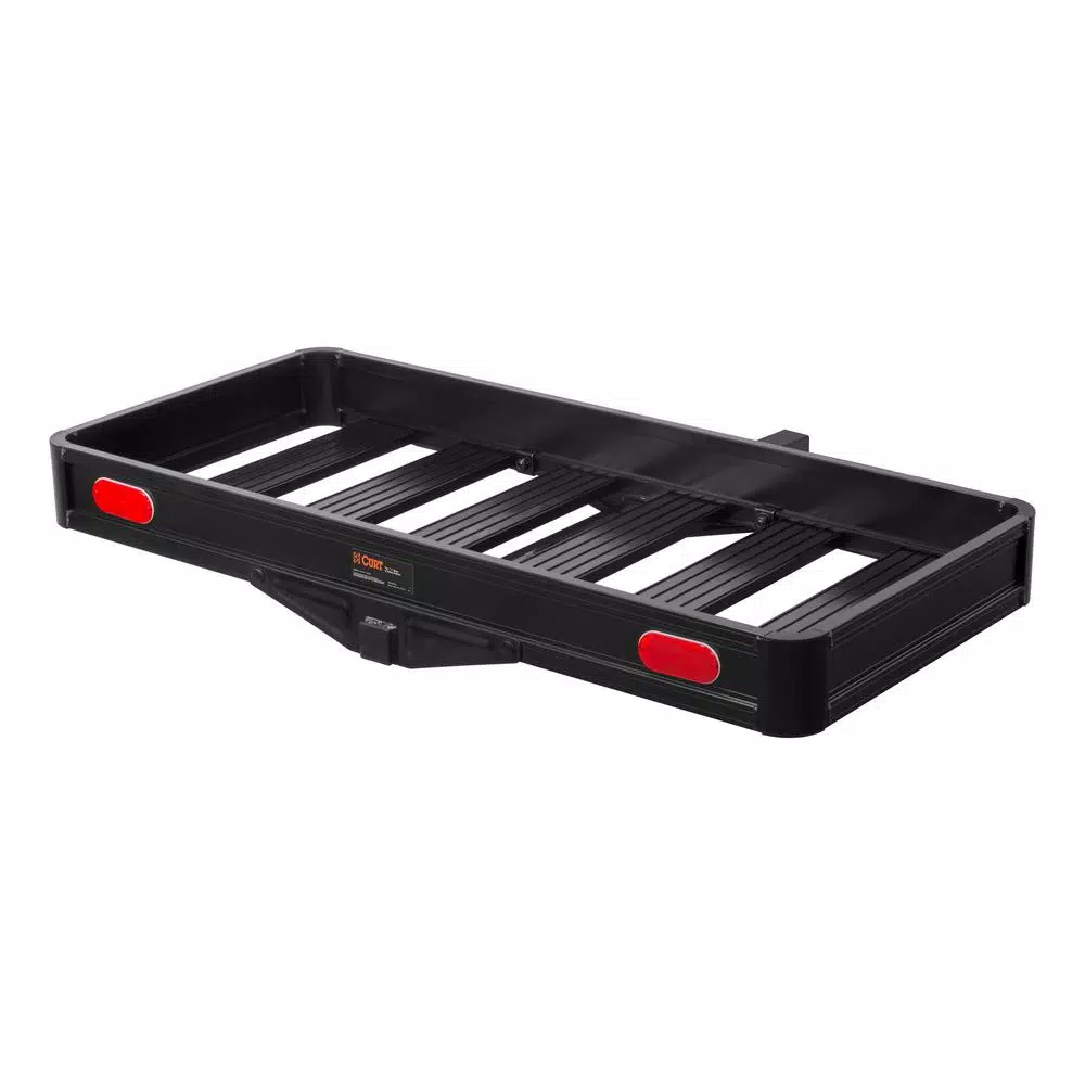 CURT 500 lb. Capacity Aluminum Basket Style Hitch Cargo Carrier, 2 in. Receiver, 49 in. x 22 in.