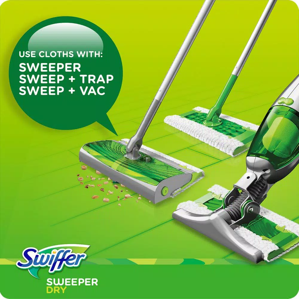 Swiffer Sweeper Dry Cloth Refills with Gain Original Scent, 37-Count, 4-Pack