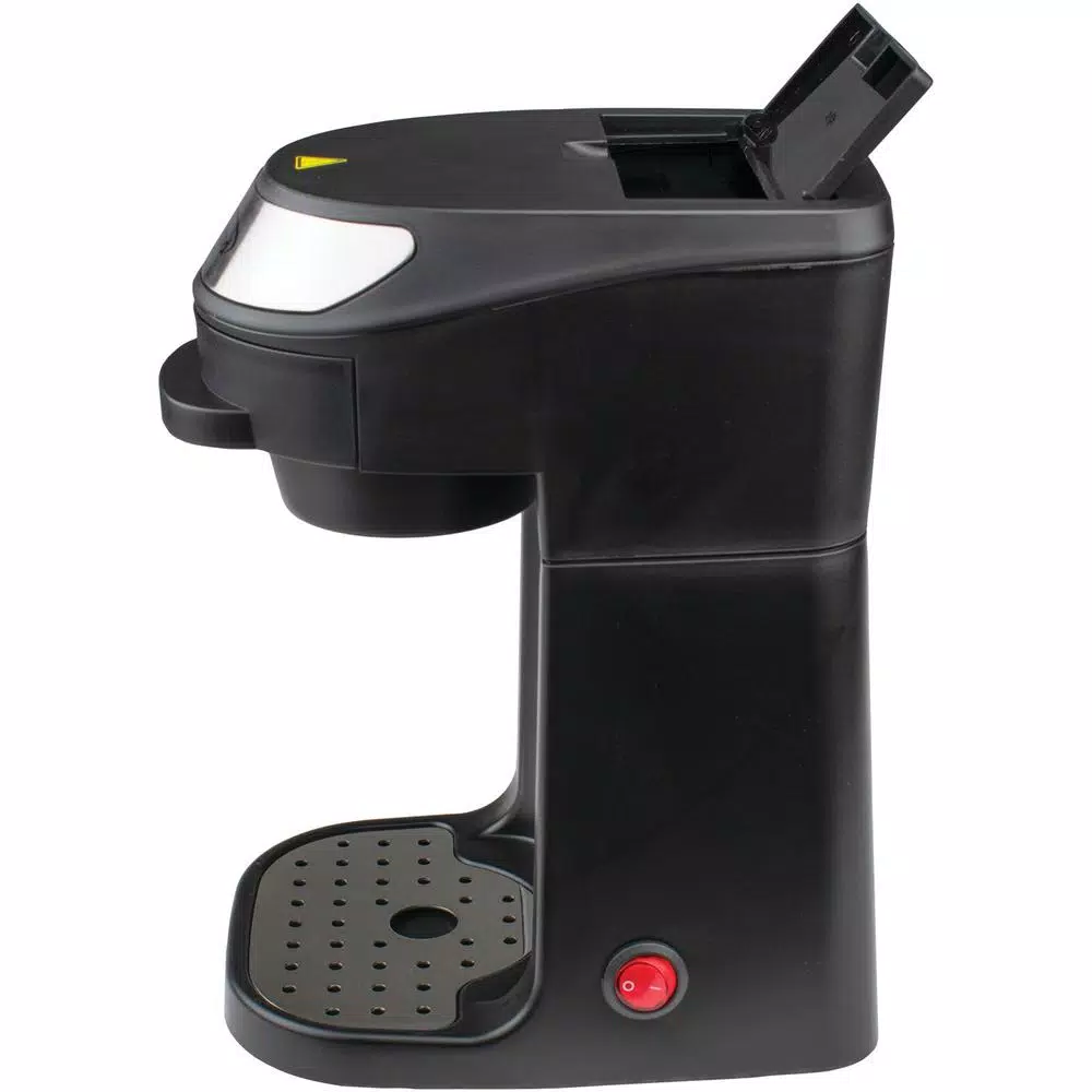 Brentwood Appliances TS-111BK Single Serve Coffee Maker with 12 oz. Porcelain Mug, Black