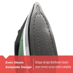BLACK+DECKER Vitessa Advanced Steam Iron with Retractable Cord, 1200W, Green/White thumbnail 3