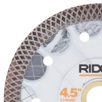 RIDGID 4.5 in. Turbo-Mesh Diamond Continuous Rim Blade for Tile thumbnail 4
