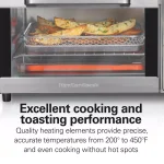 Hamilton Beach Sure-Crisp 4-Slice Air Fryer Toaster Oven, Stainless Steel thumbnail 7