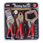 KING's 3-Piece Welding Tool Set, Drop Forged Steel Locking Pliers and Welding Clamps thumbnail 2