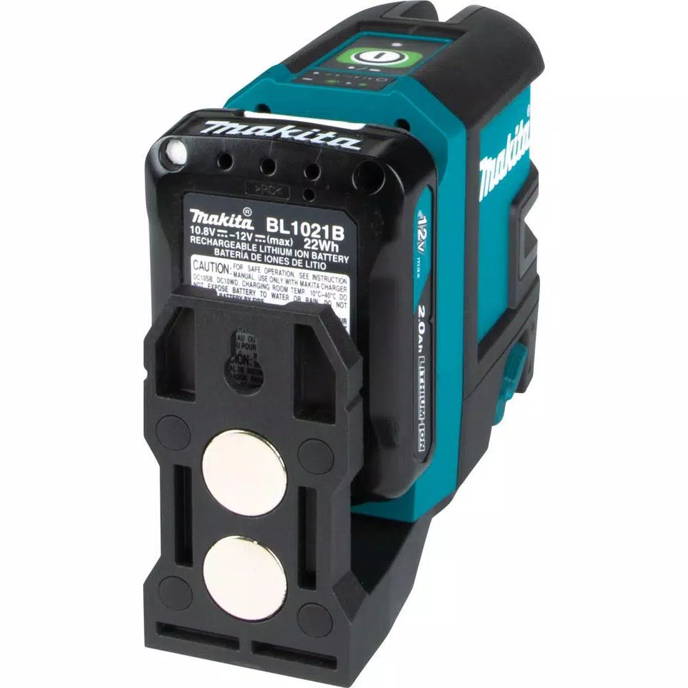 Makita 12V MAX CXT Self-Leveling Green Cross-Line Laser Kit (2.0 Ah)