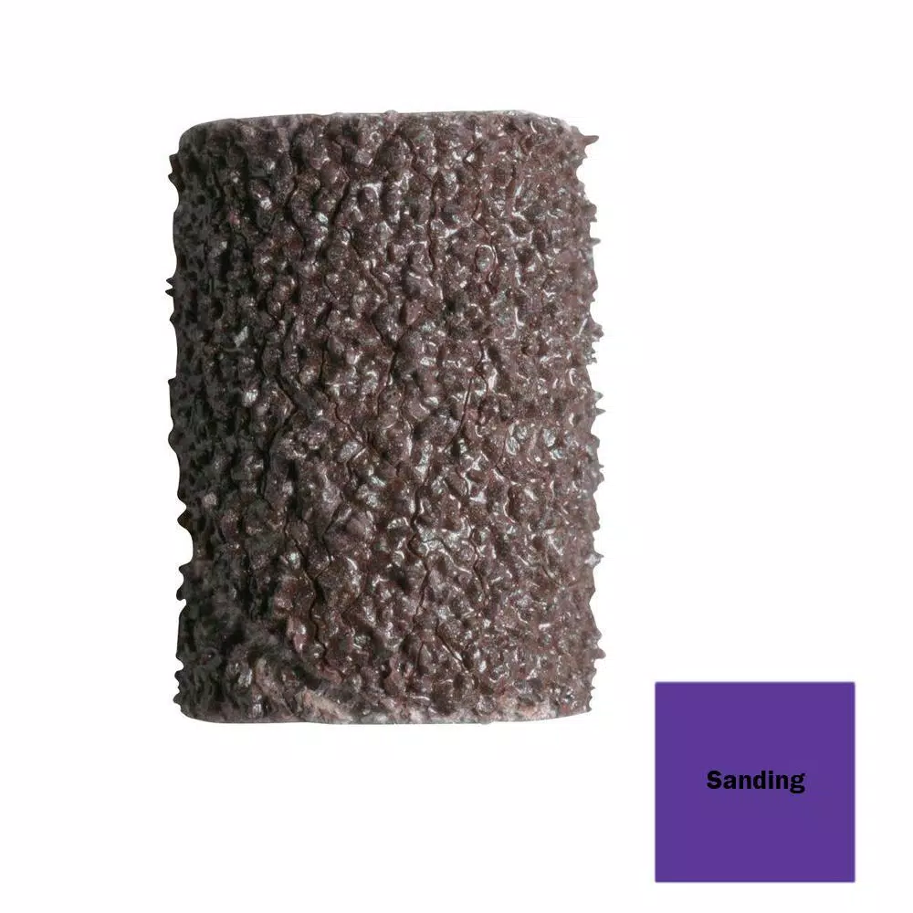 Dremel 431 1/4 in. 60-Grit Aluminum Oxide Sanding Bands for Wood, Fiberglass, and Metal (6-Pack)